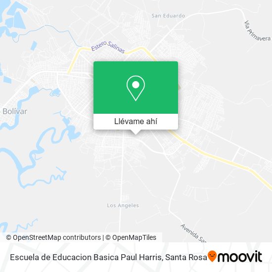 Mapa de Escuela de Educacion Basica Paul Harris