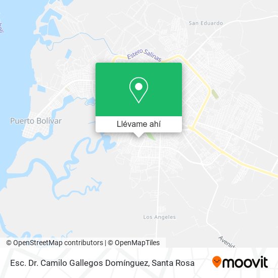 Mapa de Esc. Dr. Camilo Gallegos Domínguez