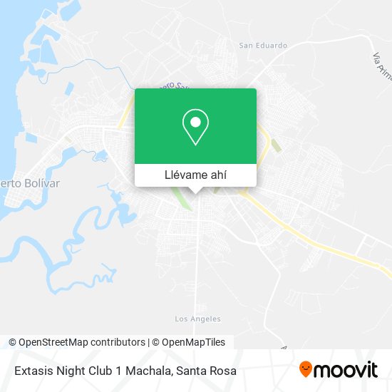 Mapa de Extasis Night Club 1 Machala