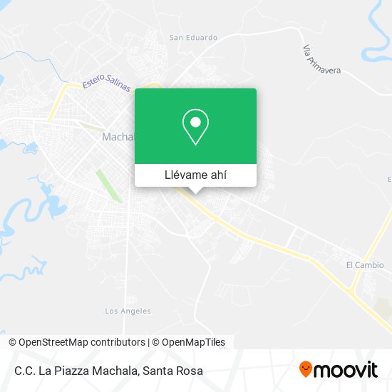 Mapa de C.C. La Piazza Machala