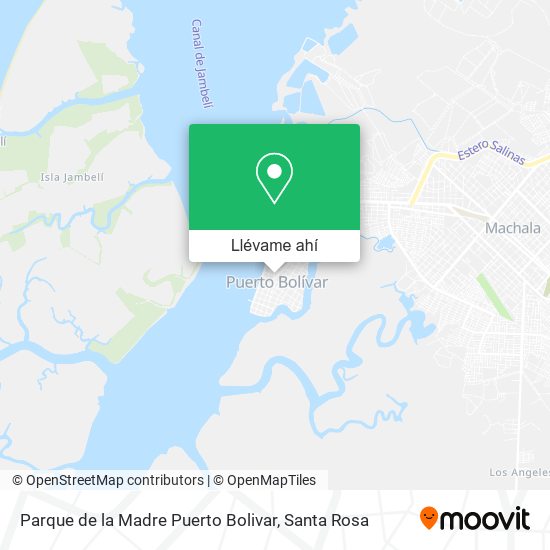 Mapa de Parque de la Madre Puerto Bolivar