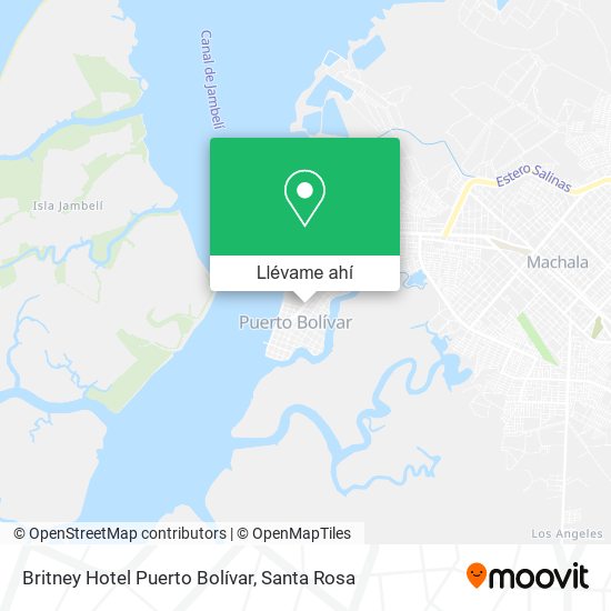 Mapa de Britney Hotel Puerto Bolívar