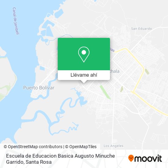 Mapa de Escuela de Educacion Basica Augusto Minuche Garrido