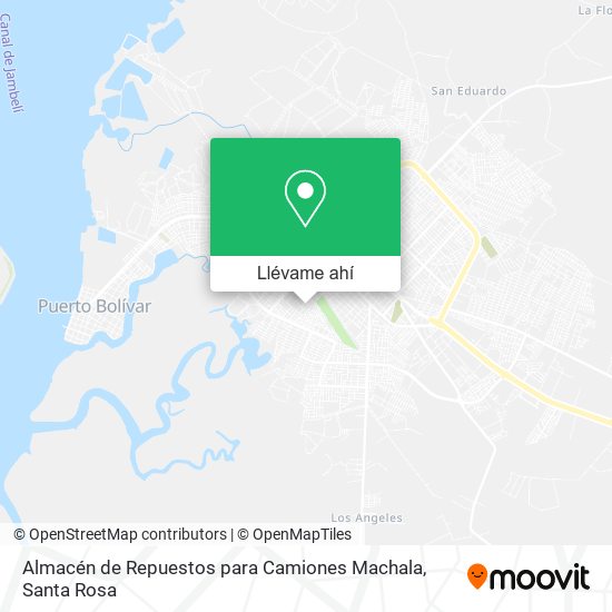 Mapa de Almacén de Repuestos para Camiones Machala