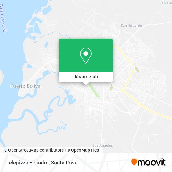 Mapa de Telepizza Ecuador