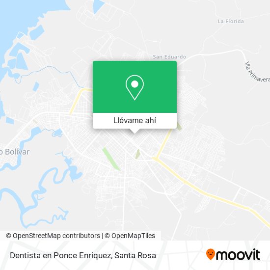 Mapa de Dentista en Ponce Enriquez