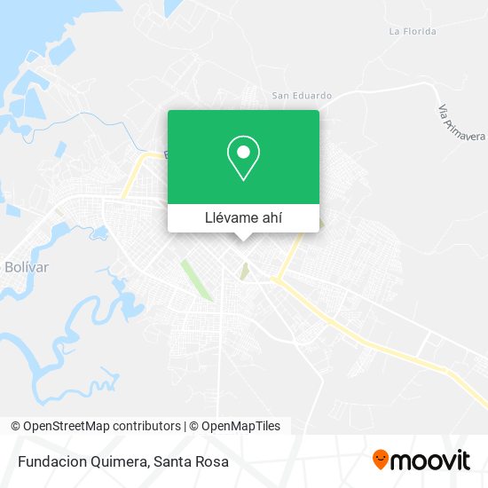Mapa de Fundacion Quimera