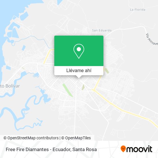 Mapa de Free Fire Diamantes - Ecuador