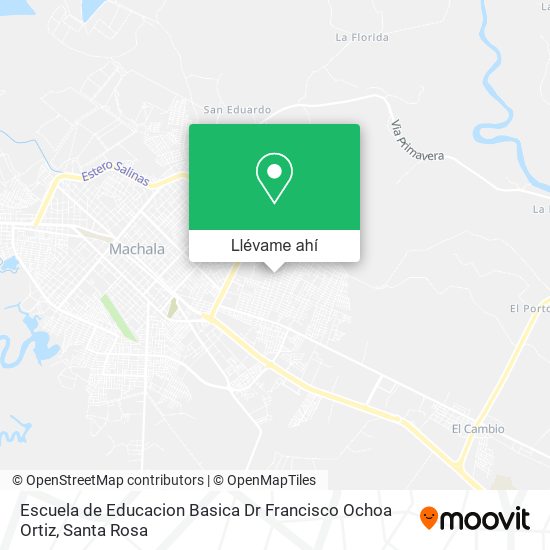 Mapa de Escuela de Educacion Basica Dr Francisco Ochoa Ortiz