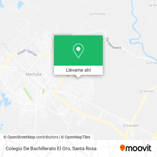 Mapa de Colegio De Bachillerato El Oro