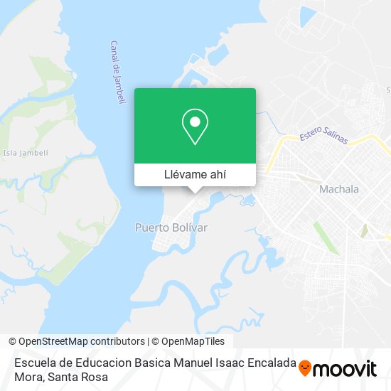 Mapa de Escuela de Educacion Basica Manuel Isaac Encalada Mora