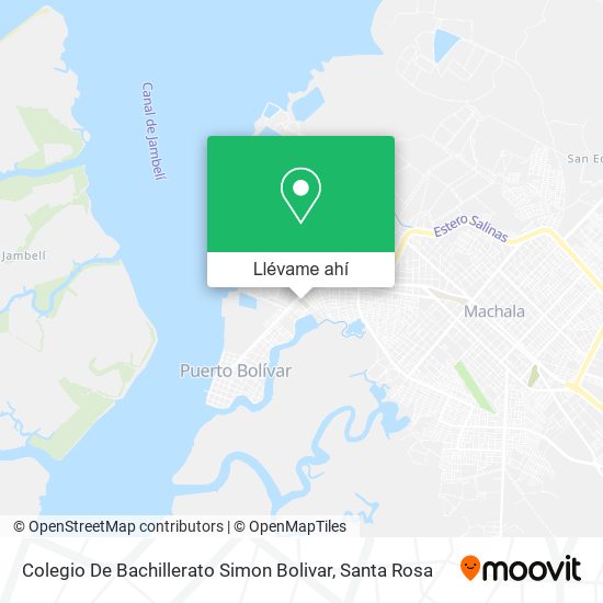 Mapa de Colegio De Bachillerato Simon Bolivar