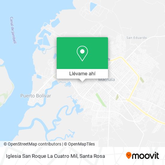 Mapa de Iglesia San Roque La Cuatro Mil