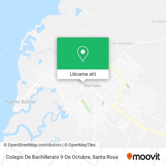 Mapa de Colegio De Bachillerato 9 De Octubre