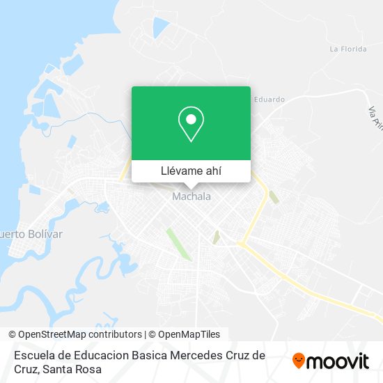 Mapa de Escuela de Educacion Basica Mercedes Cruz de Cruz