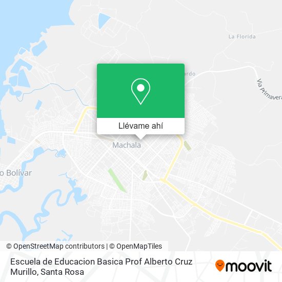 Mapa de Escuela de Educacion Basica Prof Alberto Cruz Murillo