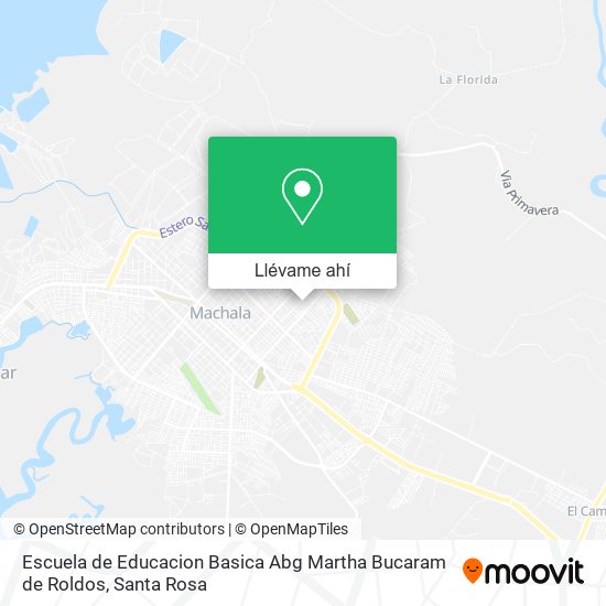 Mapa de Escuela de Educacion Basica Abg Martha Bucaram de Roldos