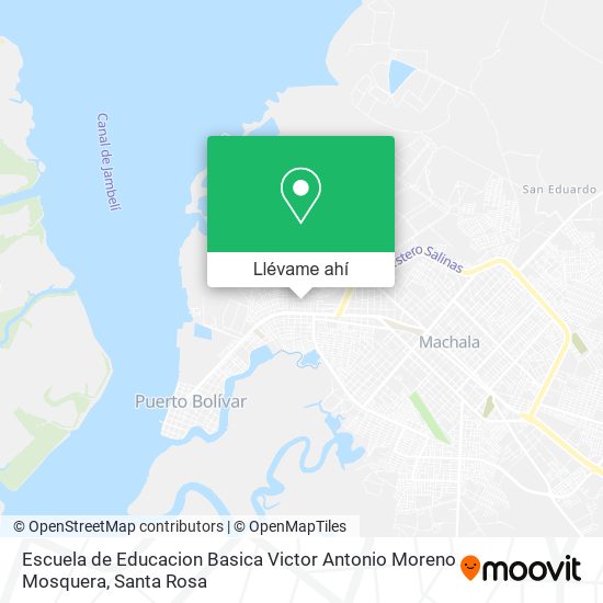 Mapa de Escuela de Educacion Basica Victor Antonio Moreno Mosquera