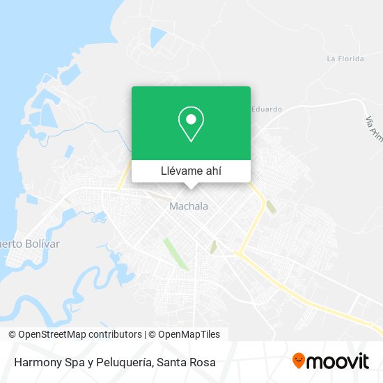 Mapa de Harmony Spa y Peluquería