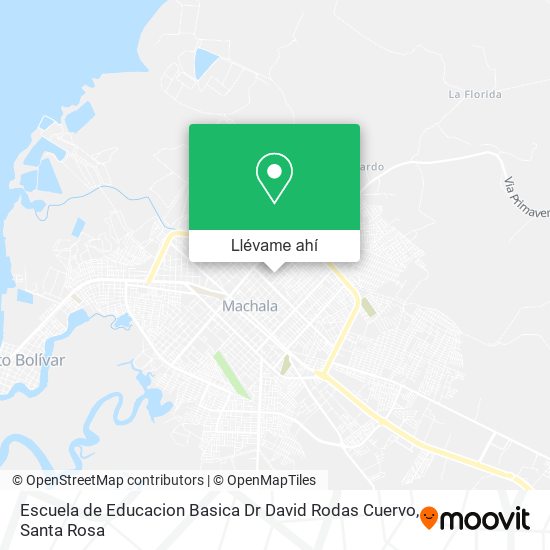 Mapa de Escuela de Educacion Basica Dr David Rodas Cuervo