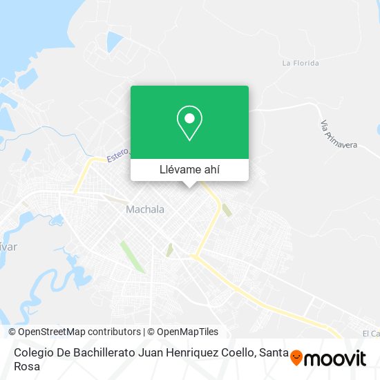 Mapa de Colegio De Bachillerato Juan Henriquez Coello