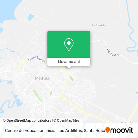Mapa de Centro de Educacion Inicial Las Ardillitas