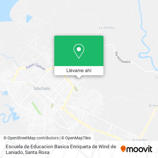 Mapa de Escuela de Educacion Basica Enriqueta de Wind de Laniado