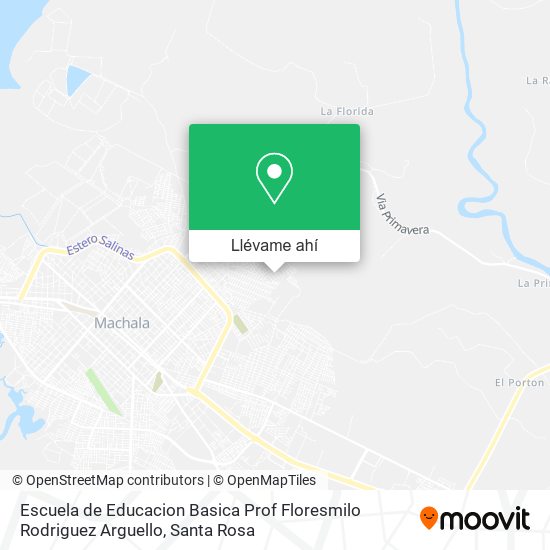 Mapa de Escuela de Educacion Basica Prof Floresmilo Rodriguez Arguello