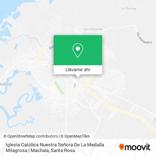 Mapa de Iglesia Católica Nuestra Señora De La Medalla Milagrosa | Machala