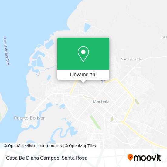 Mapa de Casa De Diana Campos