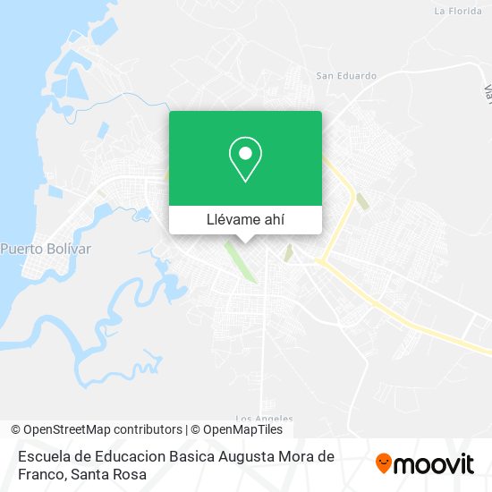 Mapa de Escuela de Educacion Basica Augusta Mora de Franco
