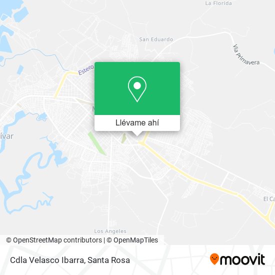 Mapa de Cdla Velasco Ibarra