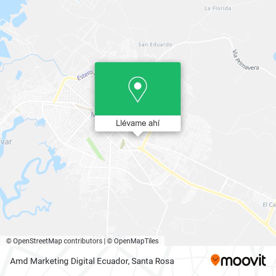Mapa de Amd Marketing Digital Ecuador