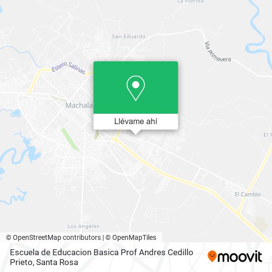 Mapa de Escuela de Educacion Basica Prof Andres Cedillo Prieto