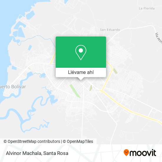 Mapa de Alvinor Machala