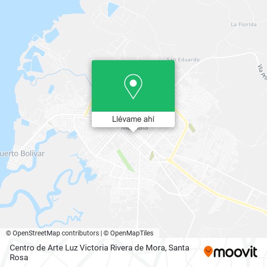 Mapa de Centro de Arte Luz Victoria Rivera de Mora