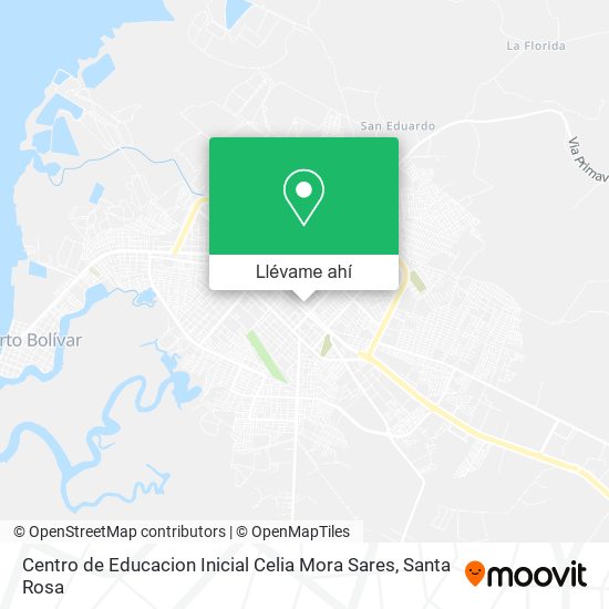 Mapa de Centro de Educacion Inicial Celia Mora Sares