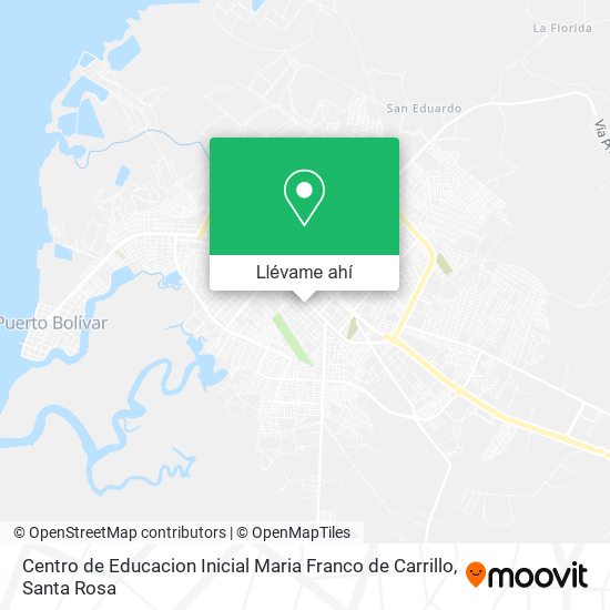 Mapa de Centro de Educacion Inicial Maria Franco de Carrillo
