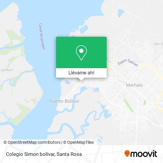 Mapa de Colegio Simon bolívar