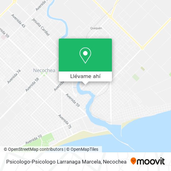 Mapa de Psicologo-Psicologo Larranaga Marcela