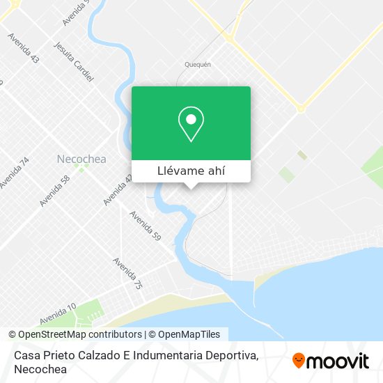 Mapa de Casa Prieto Calzado E Indumentaria Deportiva
