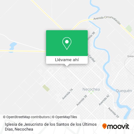 Mapa de Iglesia de Jesucristo de los Santos de los Últimos Días