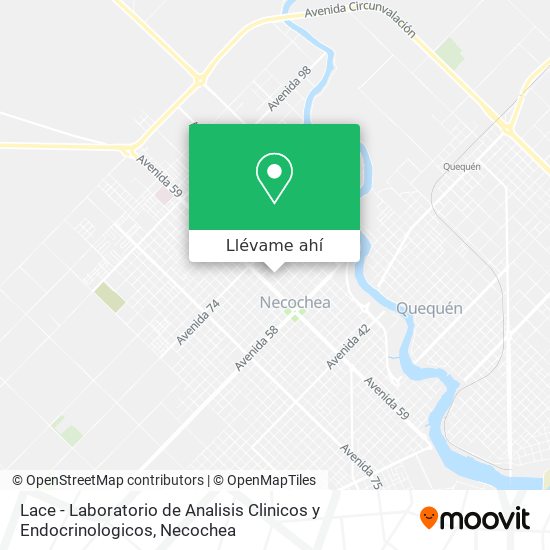 Mapa de Lace - Laboratorio de Analisis Clinicos y Endocrinologicos