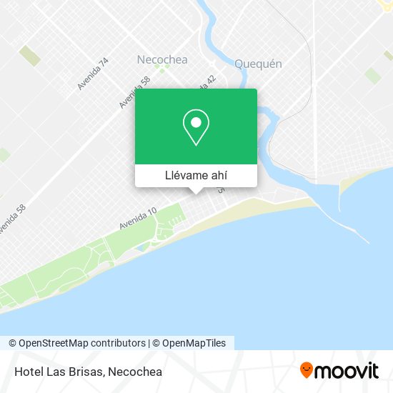 Mapa de Hotel Las Brisas