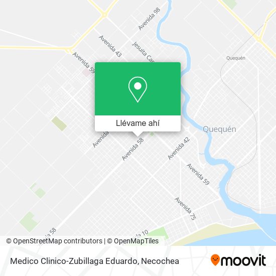 Mapa de Medico Clinico-Zubillaga Eduardo