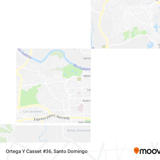 Mapa de Ortega Y Casset #36