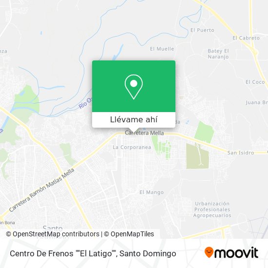 Mapa de Centro De Frenos ""El Latigo""