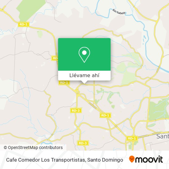 Mapa de Cafe Comedor Los Transportistas