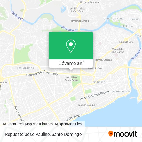 Mapa de Repuesto  Jose Paulino