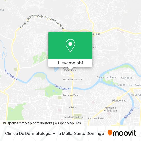 Mapa de Clínica De Dermatología Villa Mella